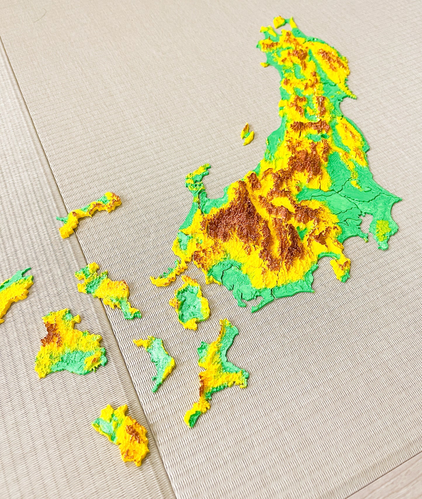 3D日本地図パズル