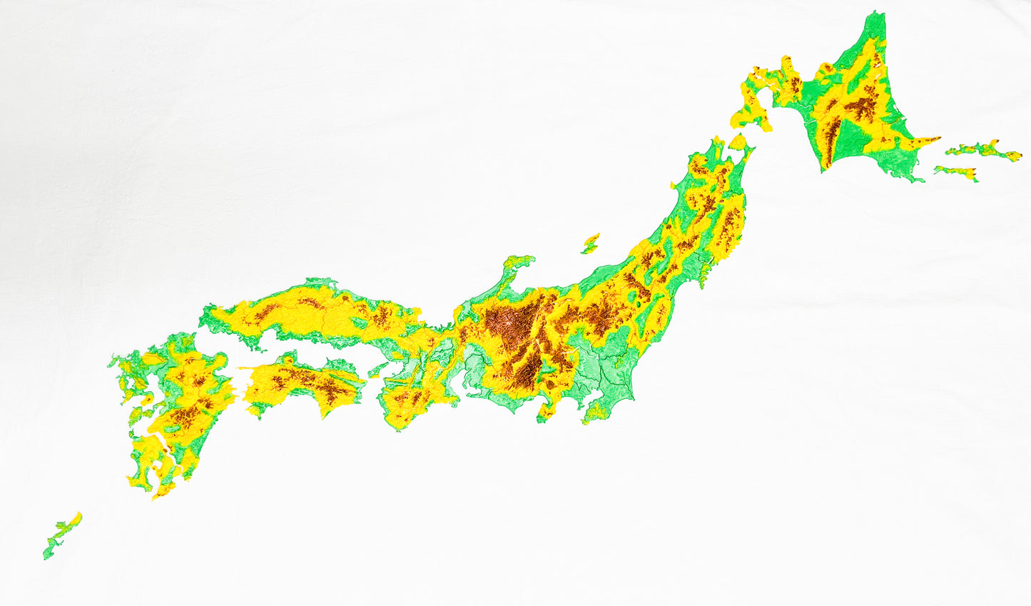 3D日本地図パズル