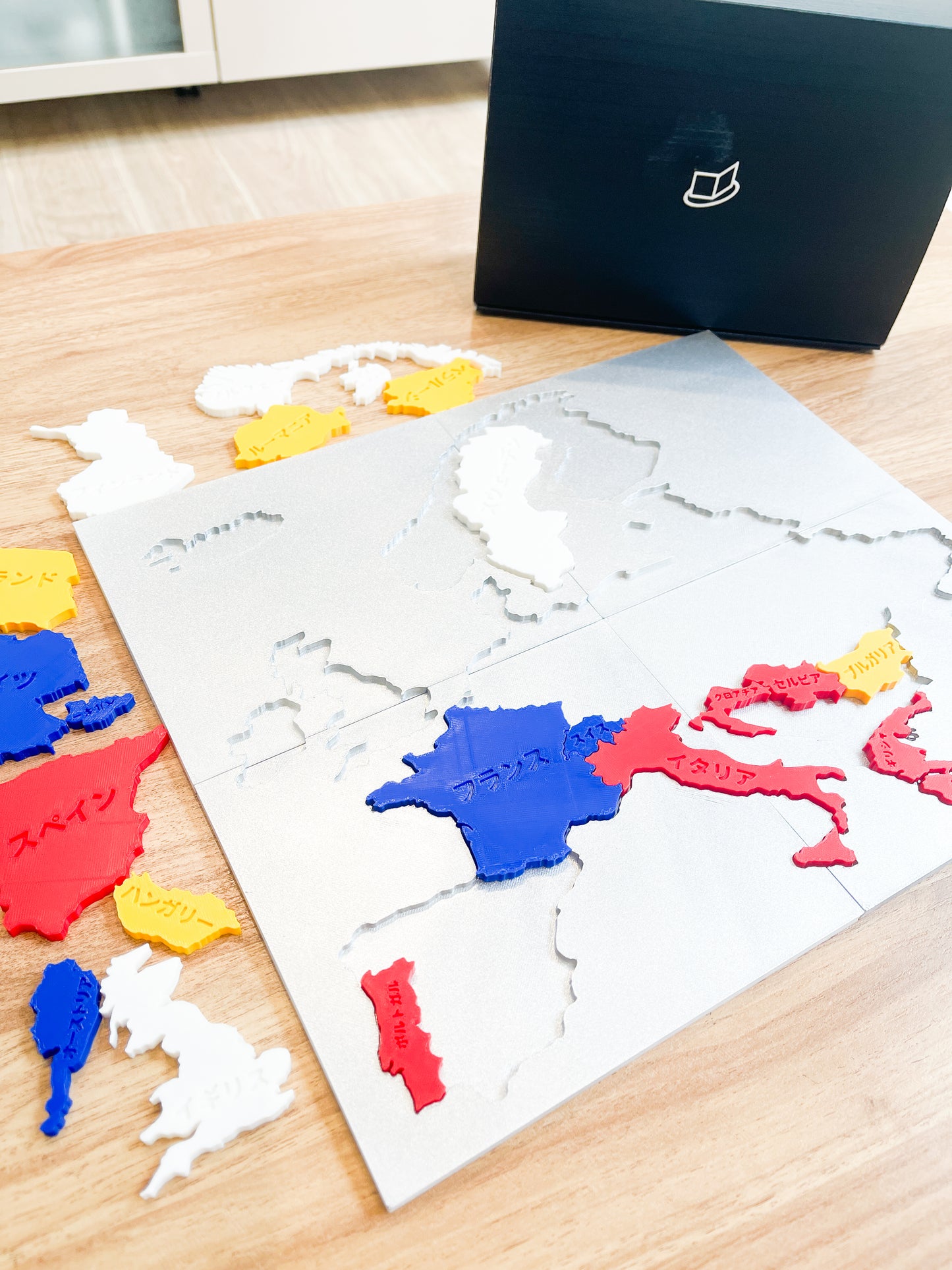 ヨーロッパ世界地図パズル
