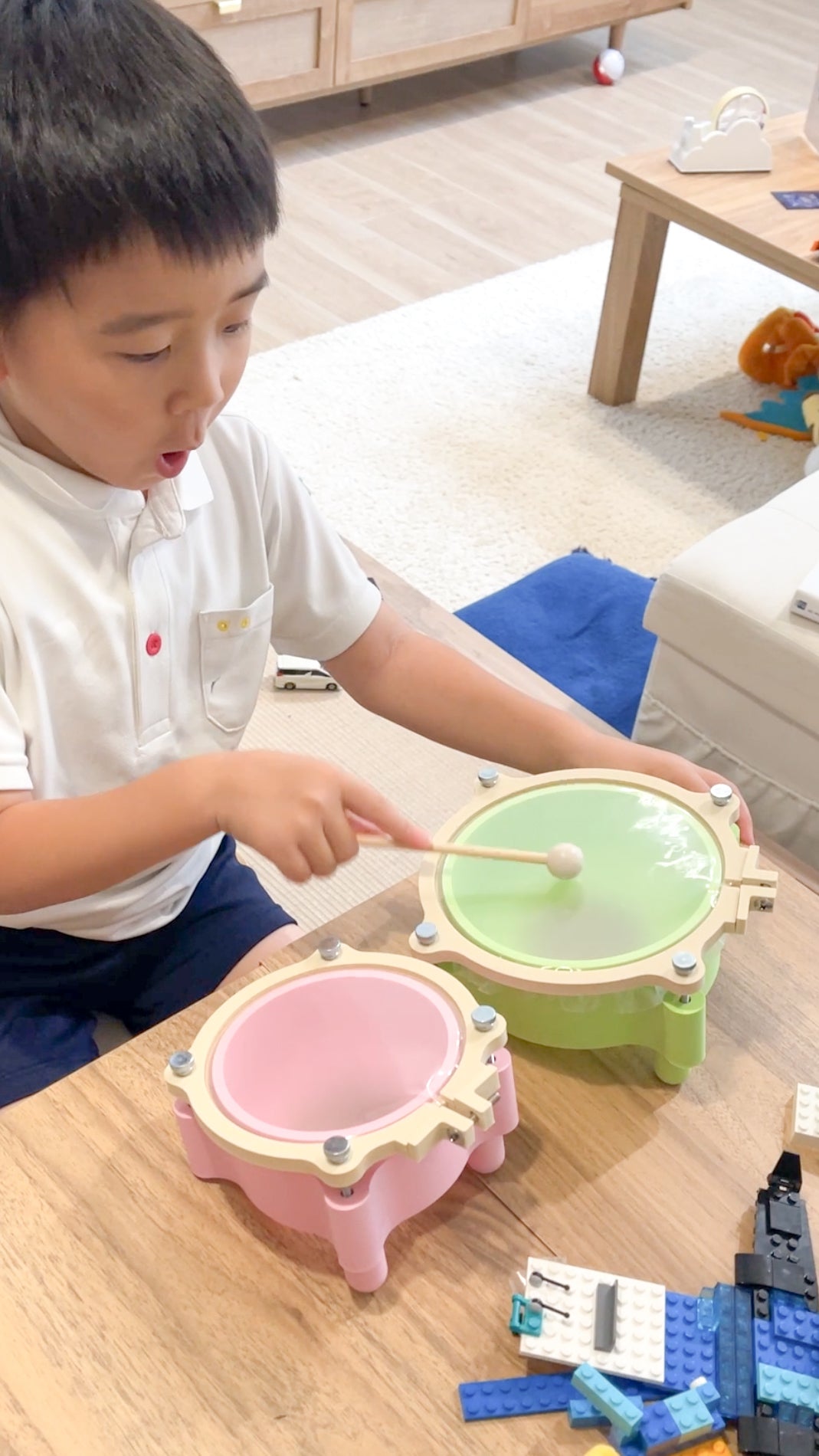 音を作る！プラメカ・ドラムセット
