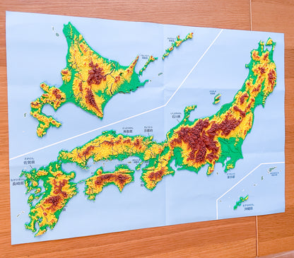 3D日本地図パズル