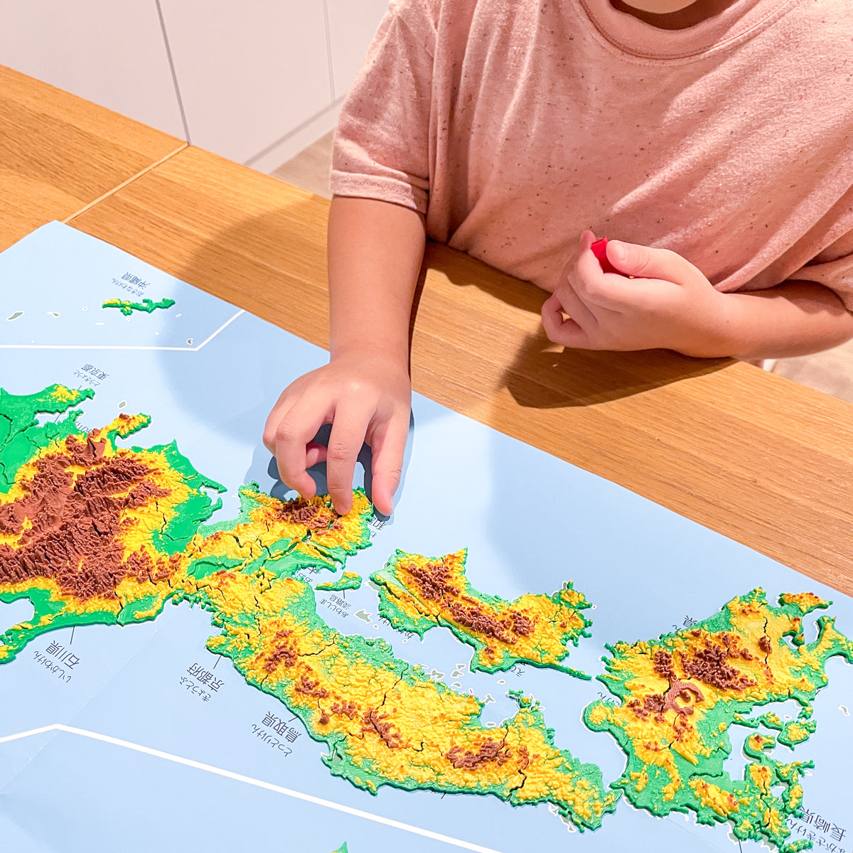 3D日本地図パズル