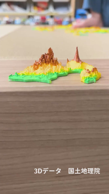 3D日本地図パズル